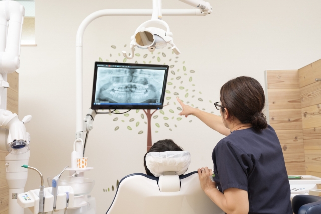 まずは歯の検査